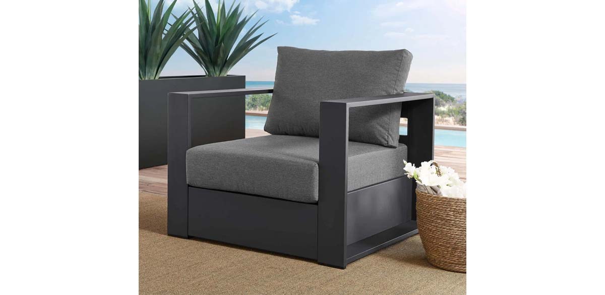 Modway Tahoe Outdoor Patio Powder-Coated Aluminum Armchair