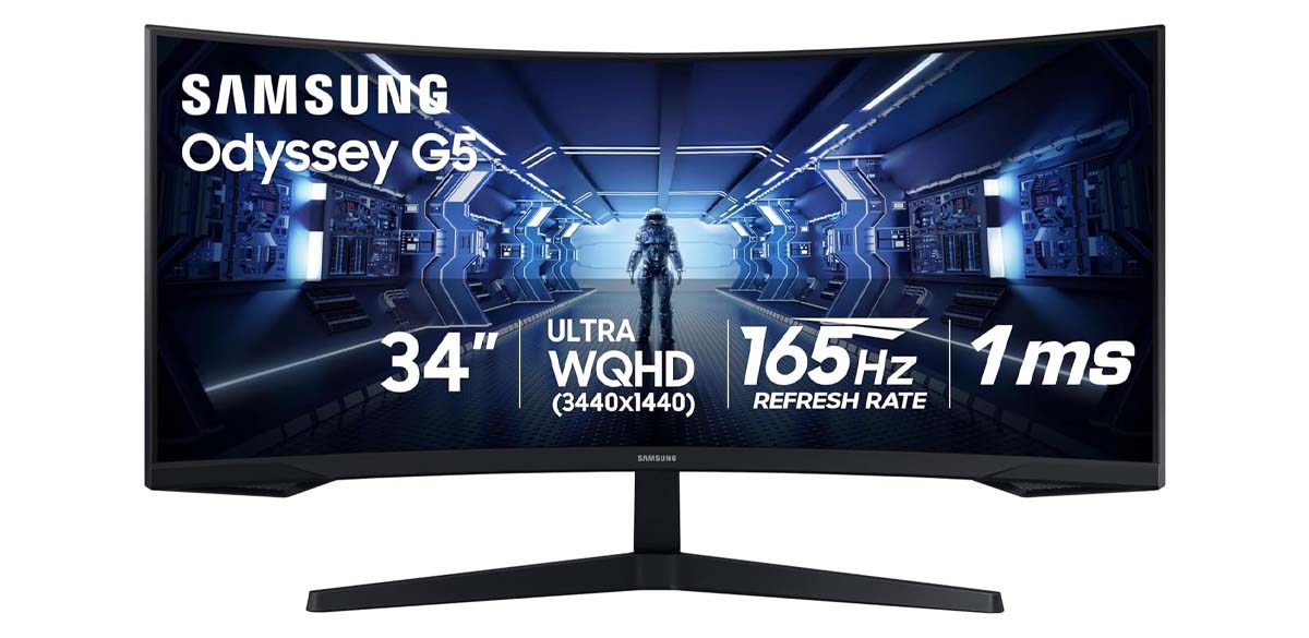 Samsung 34 inch Odyssey G5 Ultra-Wide Gaming Monitor