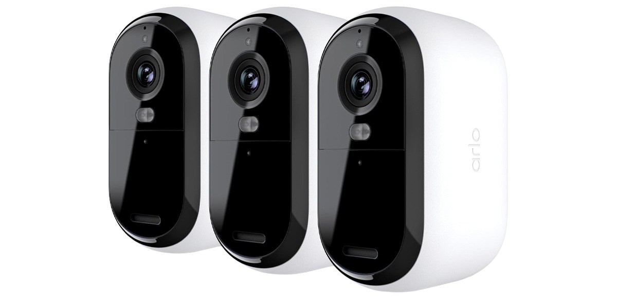 Arlo Essential Security Camera 1080p HD 3-pack