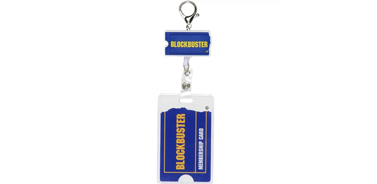 Blockbuster ID Holder Retractable Lanyard