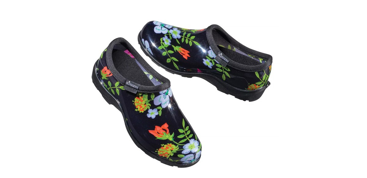 Collections Etc Meadow Sloggers Outdoor Waterproof Garden Shoes