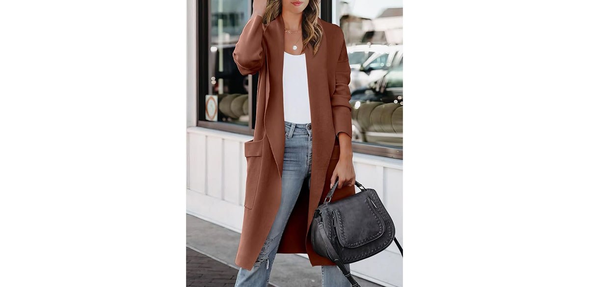 ANRABESS Women's Long Cardigan Sweater 2025