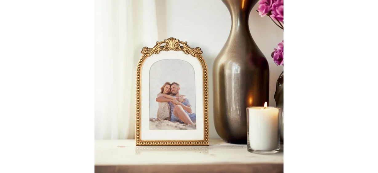 Better Homes and Gardens 4x6 Primrose Tabletop Picture Frame