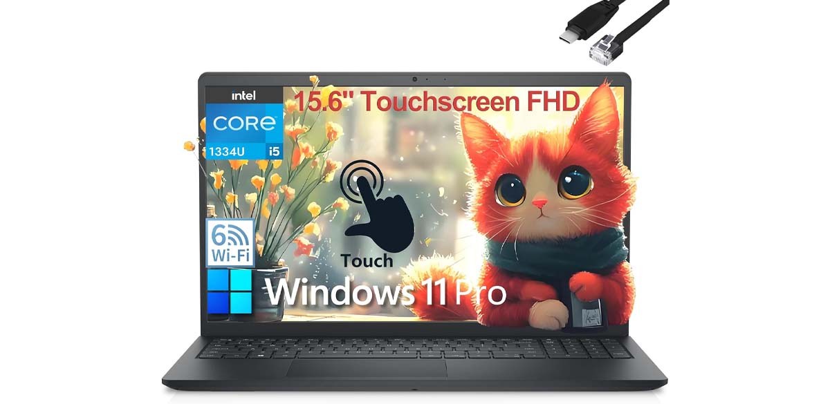 Dell Touchscreen Laptop Computer, Inspiron 15