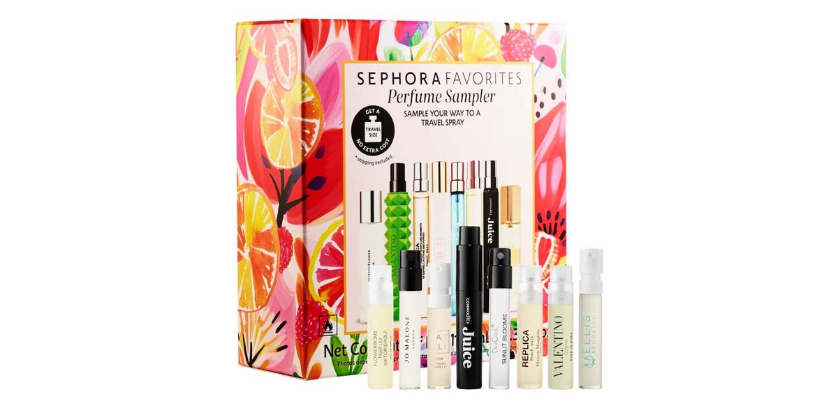 Sephora Favorites Fruits &amp; Flowers Travel Spray Perfume Discovery Set with Redeemable Voucher