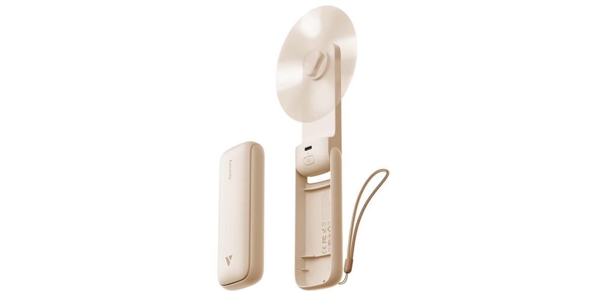  Aecooly Slim Portable Fan