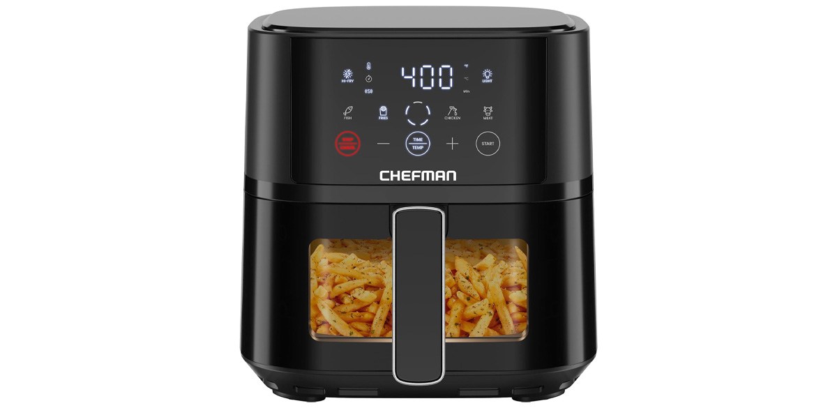 Chefman Air Fryer – 4 QT Compact Airfryer with Easy-View Window