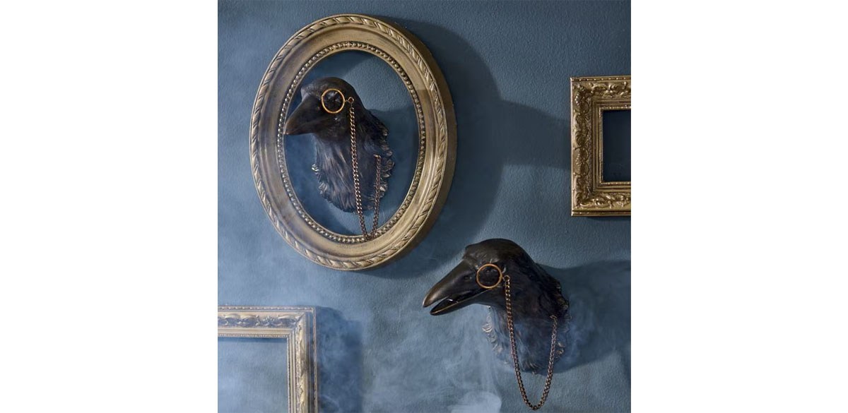 Crow with Monocle Wall Decor
