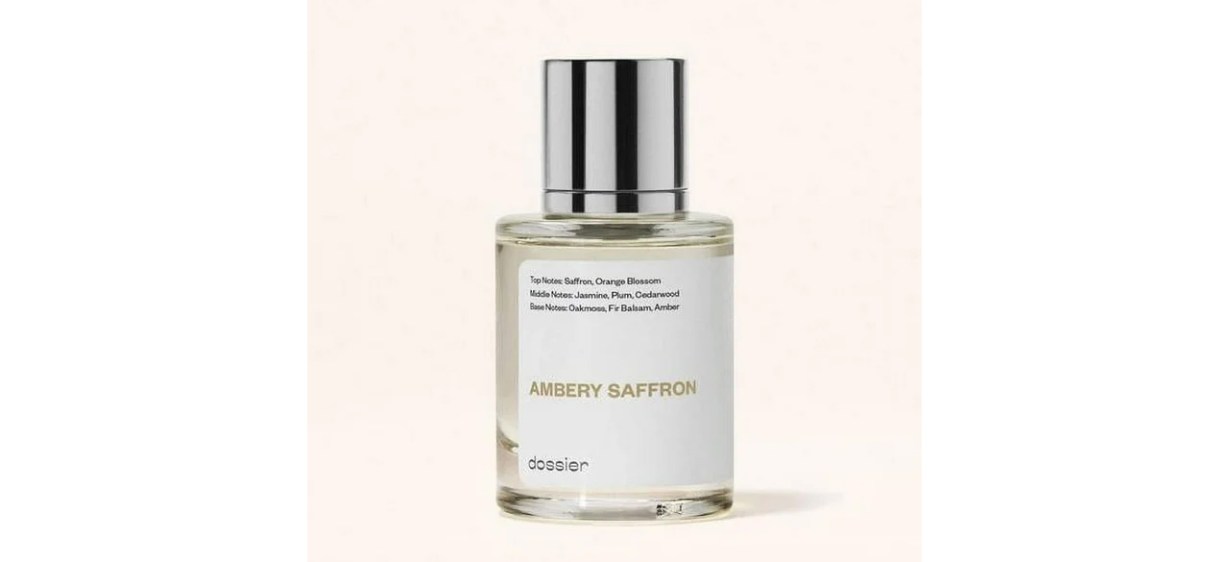 Dossier Ambery Saffron Inspired By Mfk'S Baccarat Rouge 540 Eau De Parfum