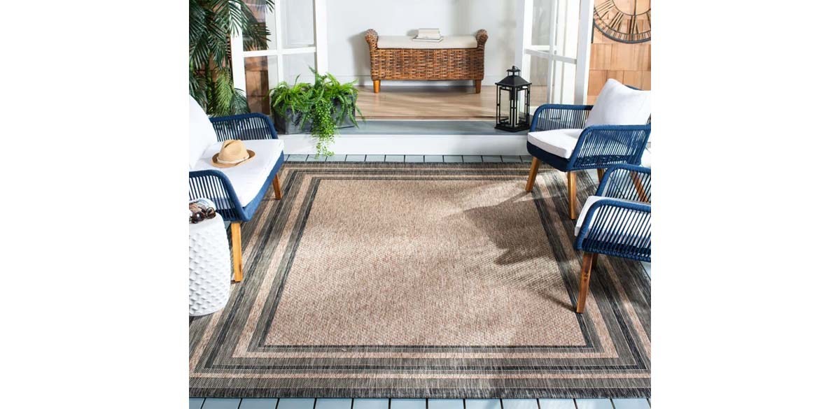 Ebern Sayde Performance Geometric Rug