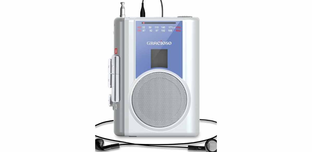 Gracioso Portable Cassette Recorder Player