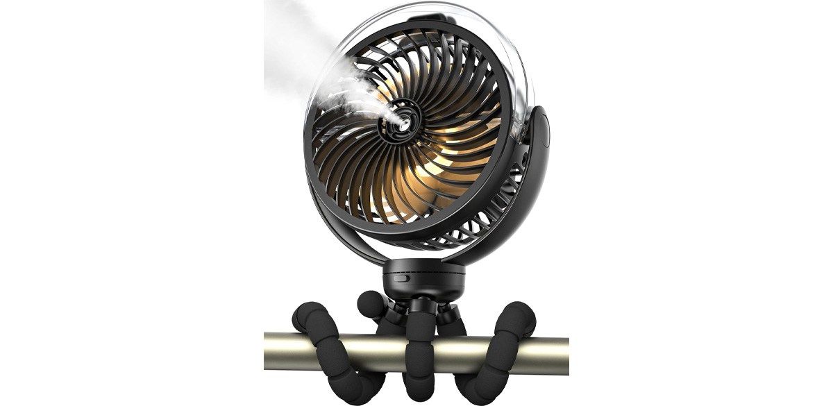 Wavmill Misting Stroller Fan