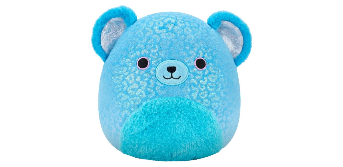 Squishmallows Original 8in Sarge The Blue Jaguar with Iridescent Spots