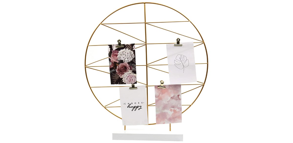 Everly Quinn Gold Metal Picture Frame