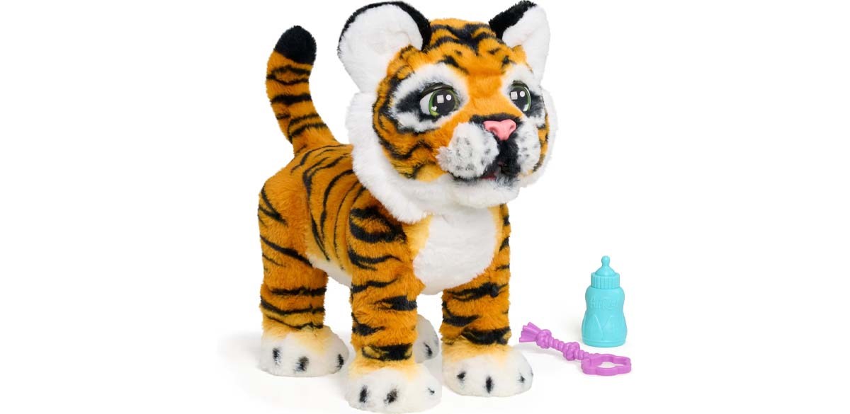 Just Play furReal Gabby the Grow &amp; Roar Interactive Plush Tiger