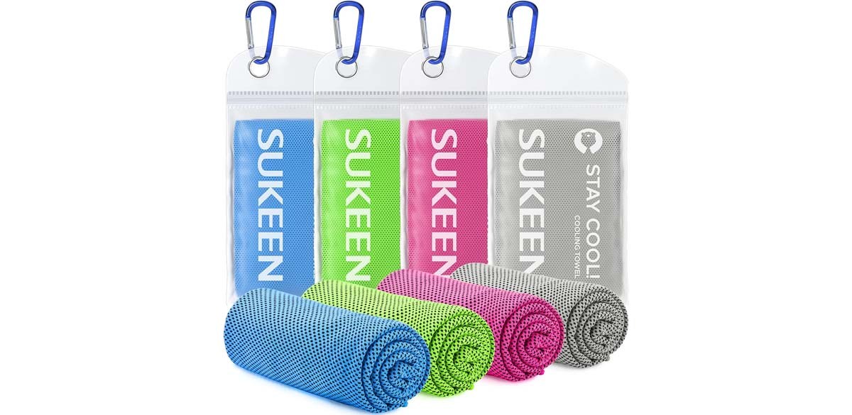 Sukeen 4-Pack Cooling Towels