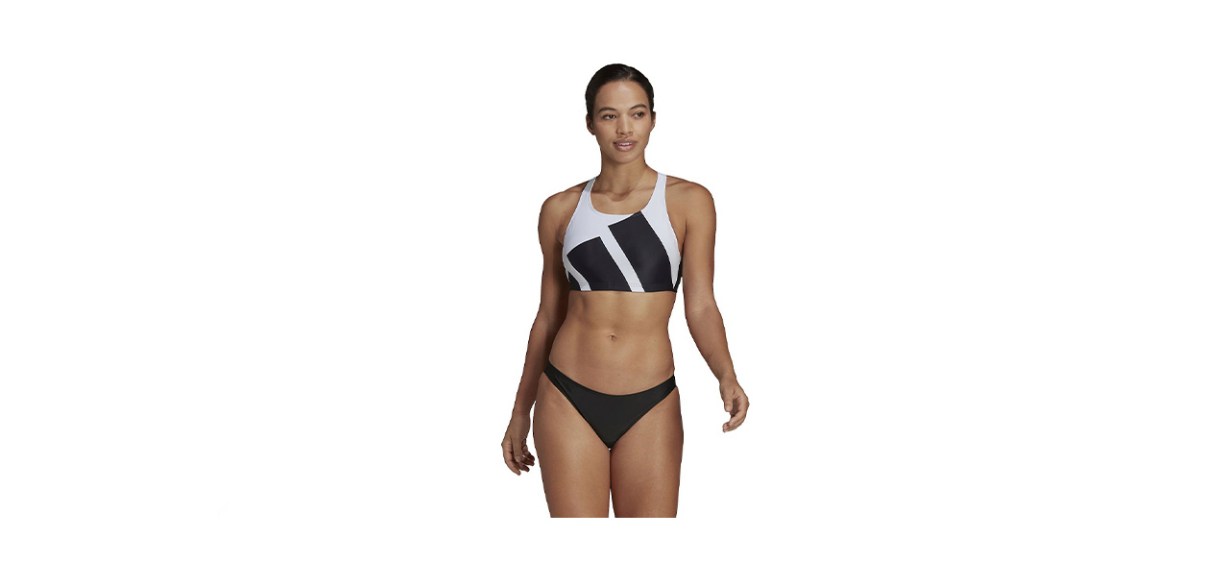 Adidas Three Bars Two-Piece Bikini Set