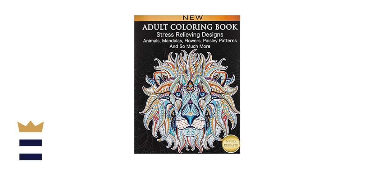 Adult Coloring Book : 60 Stress Relieving Animals Designs: A Lot of  Relaxing and Beautiful Scenes for Adults or Kids