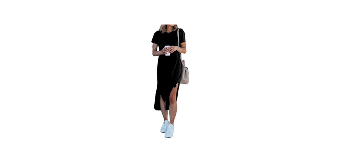Alaster Women’s Casual T-Shirt Midi Dress