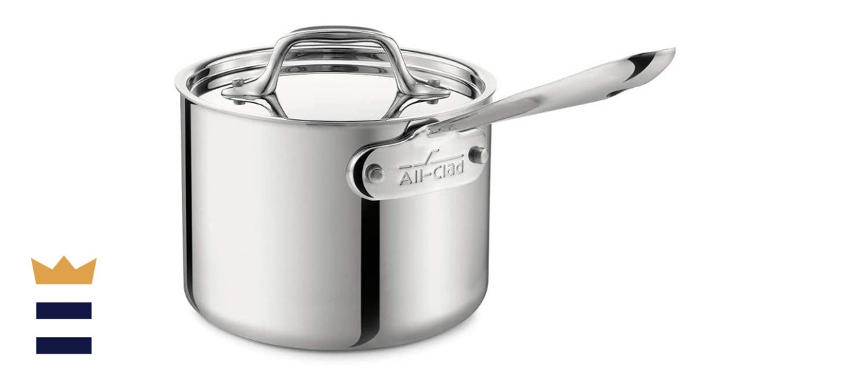 All-Clad D5 Stainless Brushed 1.5-Quart Saucepan
