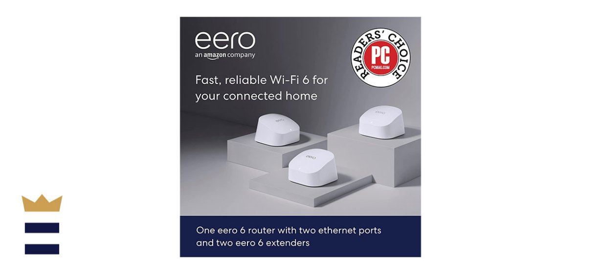 Amazon eero 6 Dual-Band Mesh Wi-Fi 6 System