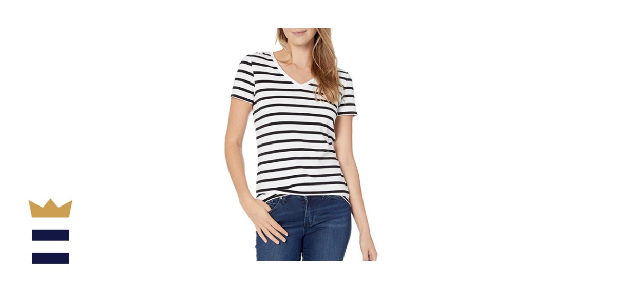 Amazon Essentials 2-Pack Classic Fitted V-Neck Tee