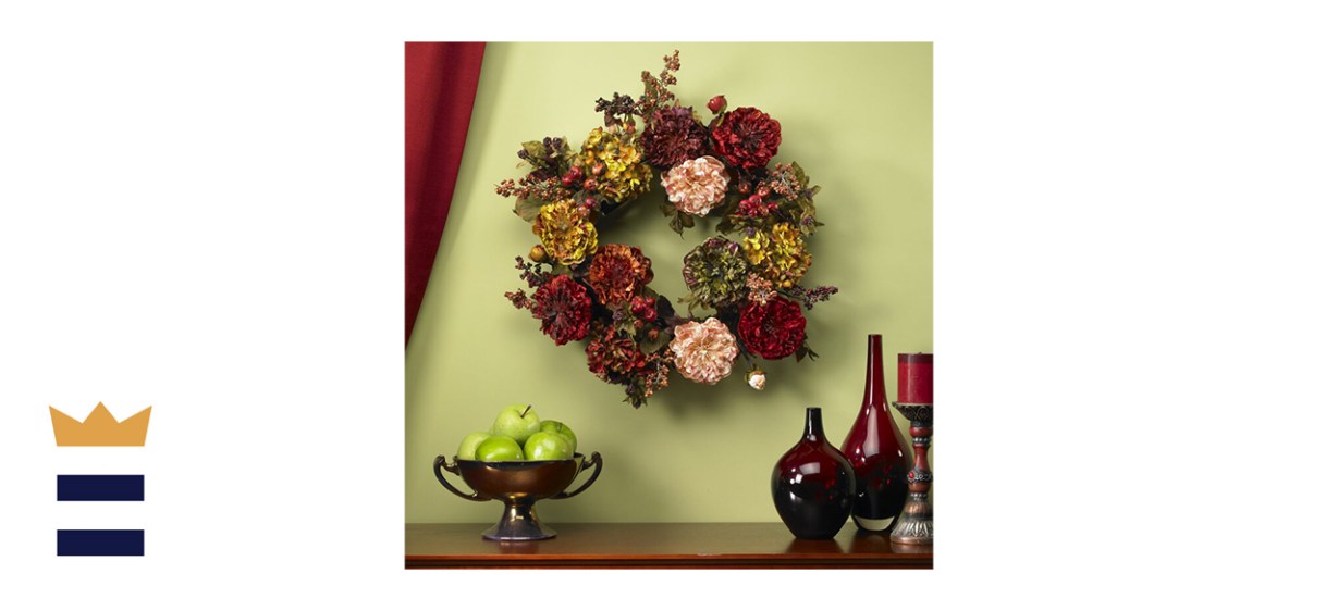 Autumn 22-inch Plastic Wreath