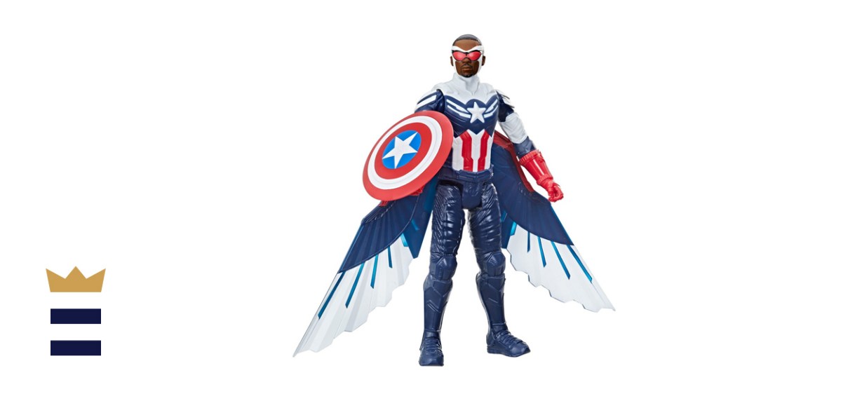 Avengers Marvel Studios Titan Hero Series Captain America Action Figure, 12-Inch Toy