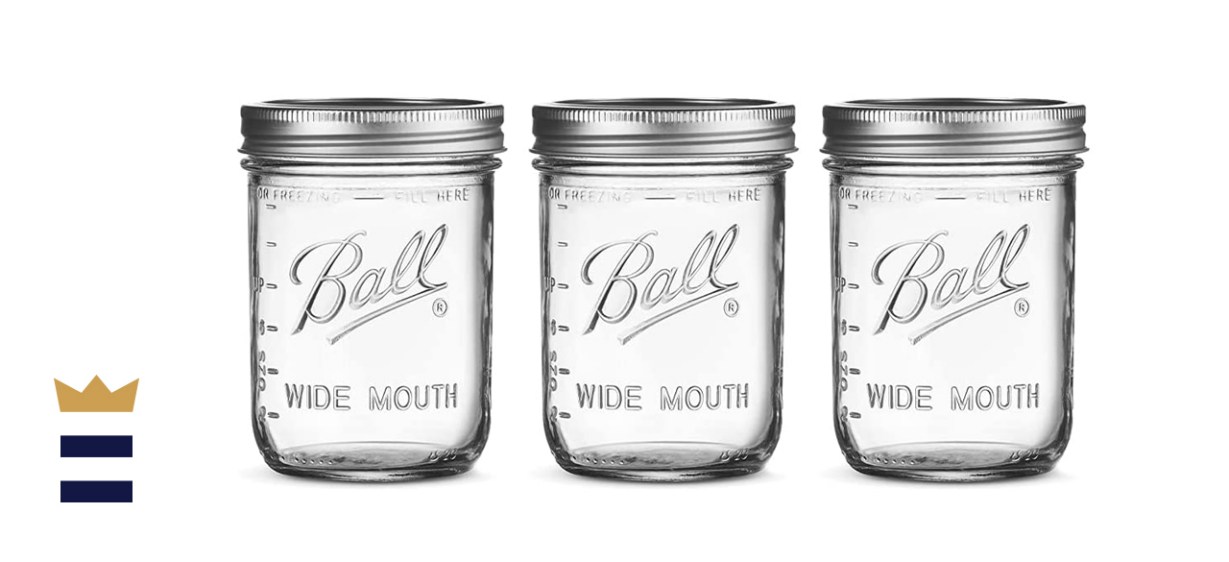 Ball Wide Mouth 10-Pack 16-ounce Mason Jars
