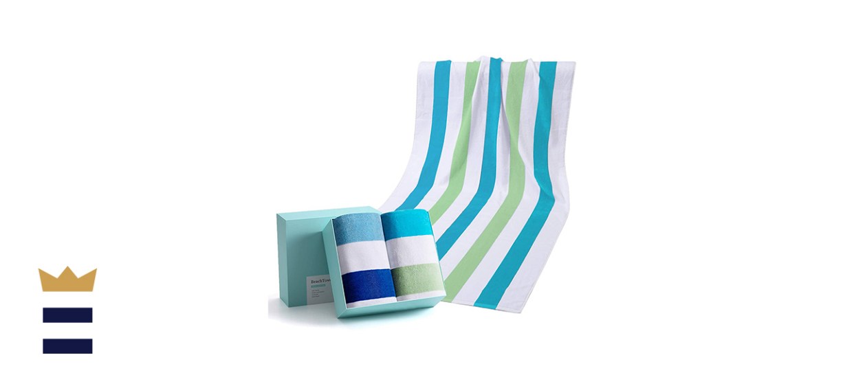 WIIKWEEK 100% Cotton Beach Towel Oversized
