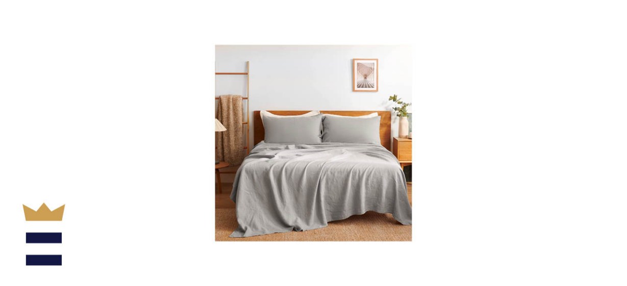 Bedsure Set 100% Linen Deep Pocket Sheet