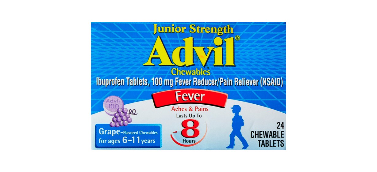 Best Advil Junior-Strength Pain Reliever Chewable Tablets