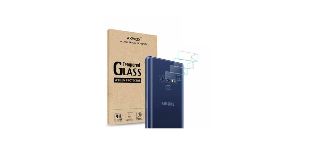 Best AKWOX Samsung Galaxy Note 9 Camera Lens Protector
