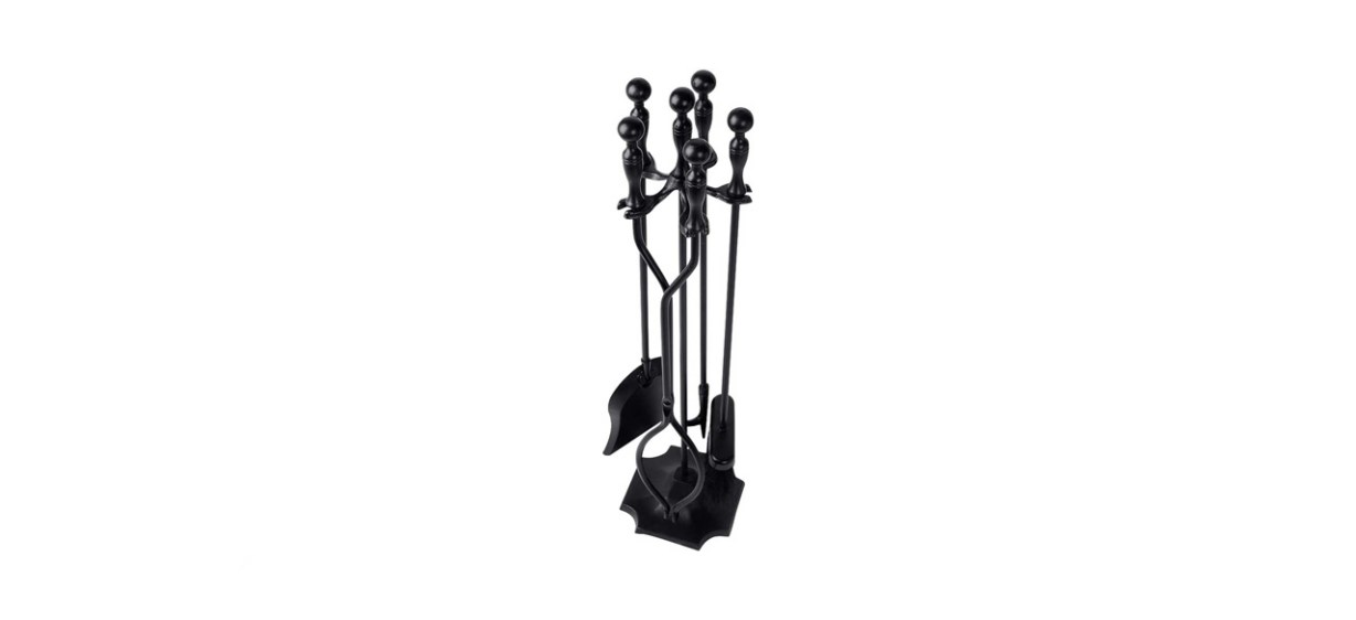 best Amagabeli 5-Piece Fireplace Tool Set