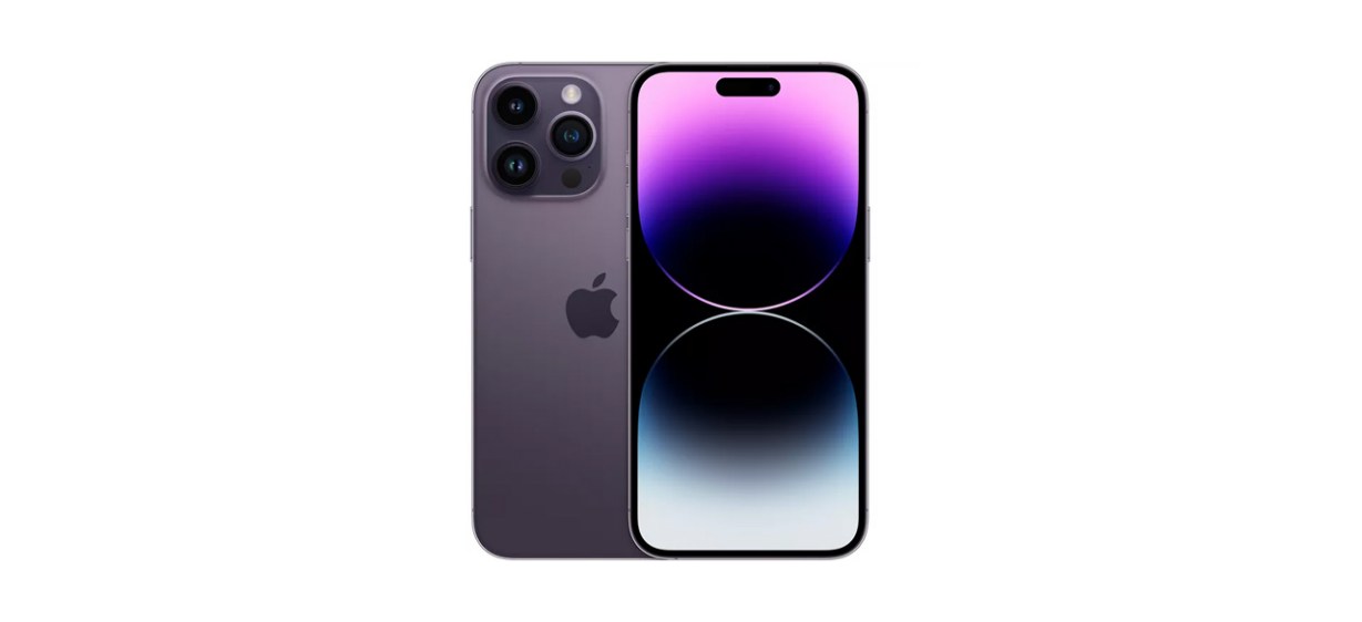 Apple iPhone 14 Pro Max on white background