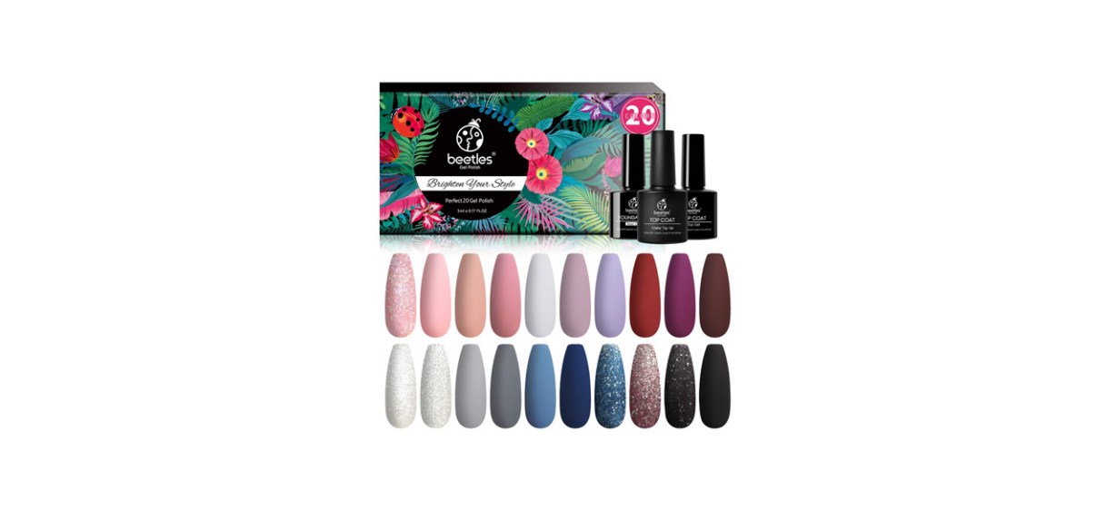 Best Beetles 20 Pcs Gel Nail Polish Kit