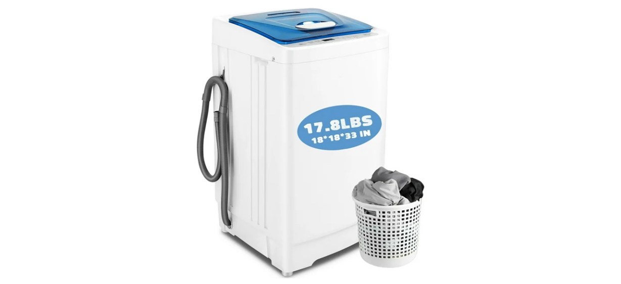 2in1 17.8lbs Portable Washing Machine Laundry Full Automatic Washer Spin  Dryer/#