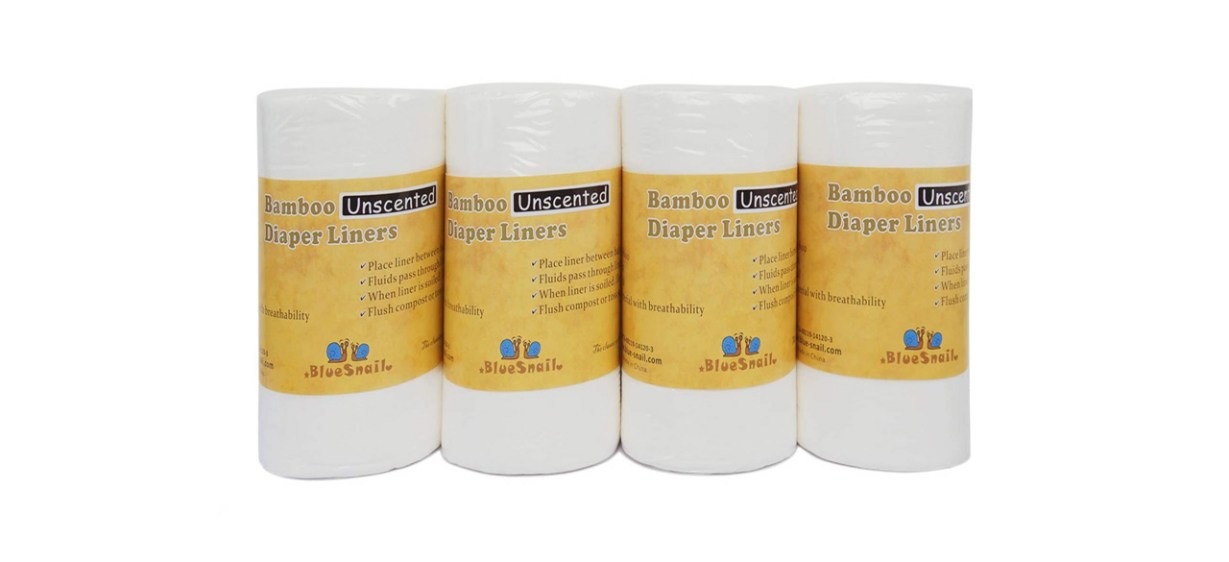 best Blue Snail Unscented Diaper Liners