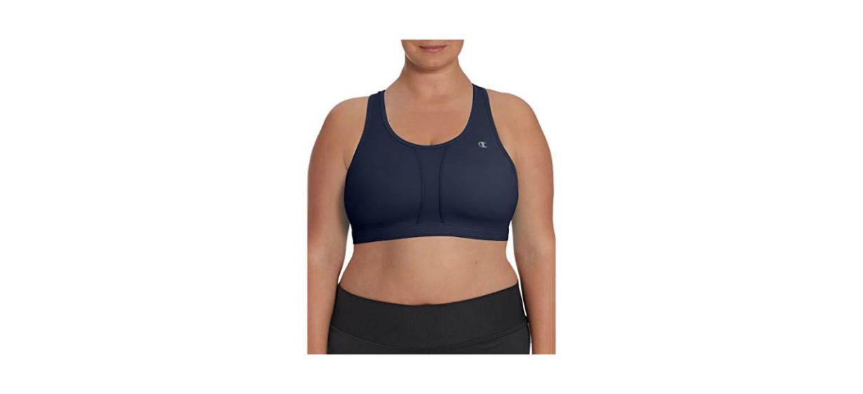 Champion Mesh Vented Compression Plus-Size Sports Bra