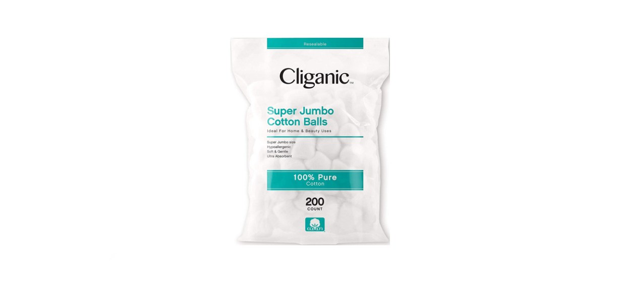 Super Jumbo Cotton Balls, 200 Count