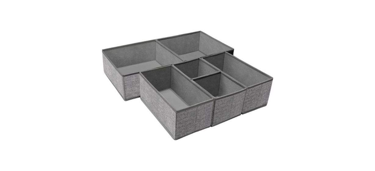 Criusia Foldable Drawer Organizer Set