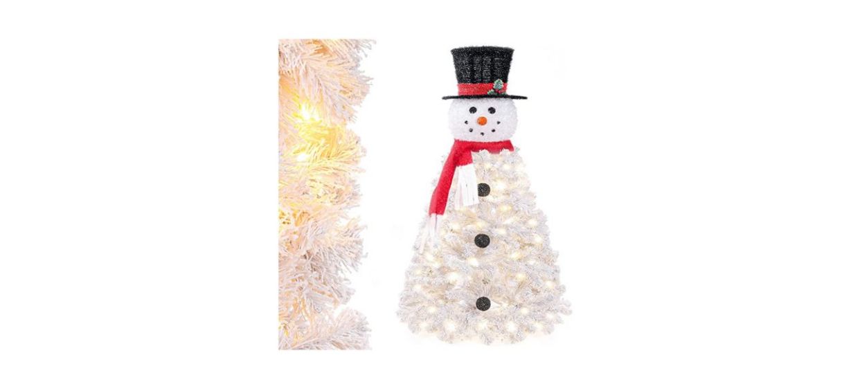 Best Decoway Snowman Christmas Tree