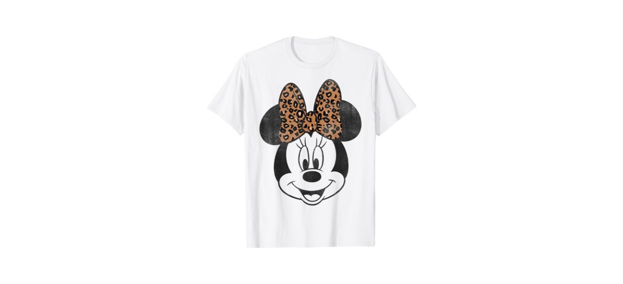 Best Disney Leopard Minnie T-shirt