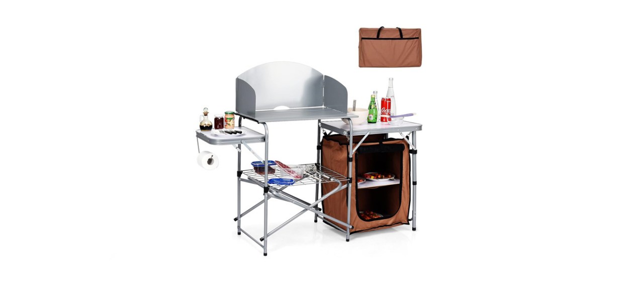 Giantex Folding Grill Table