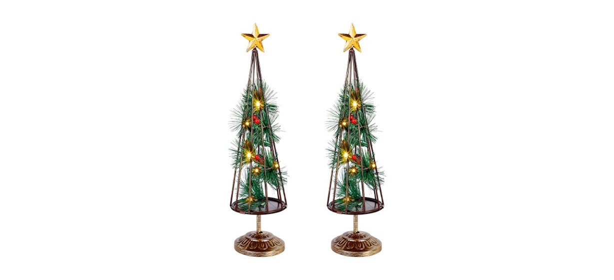 tabletop Christmas tree decorations