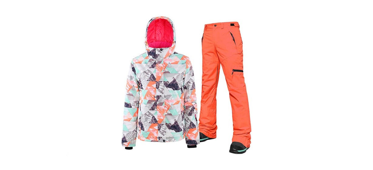 best GS Snowing Women’s Ski Jacket and Pants Set
