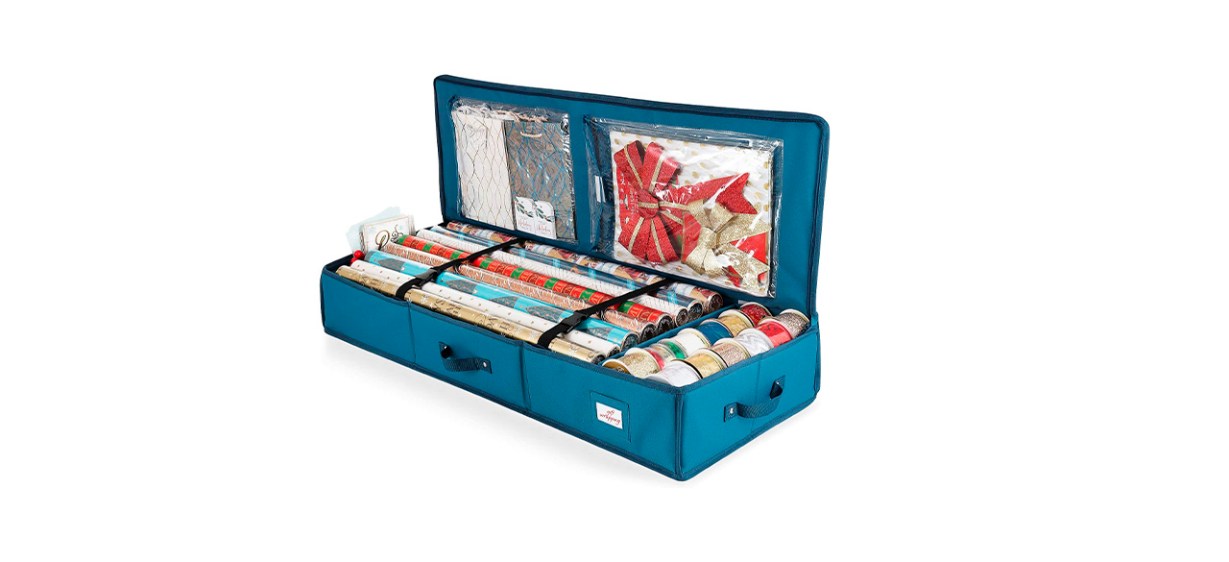 Best Hearth &amp; Harbor Wrapping Paper Storage Container