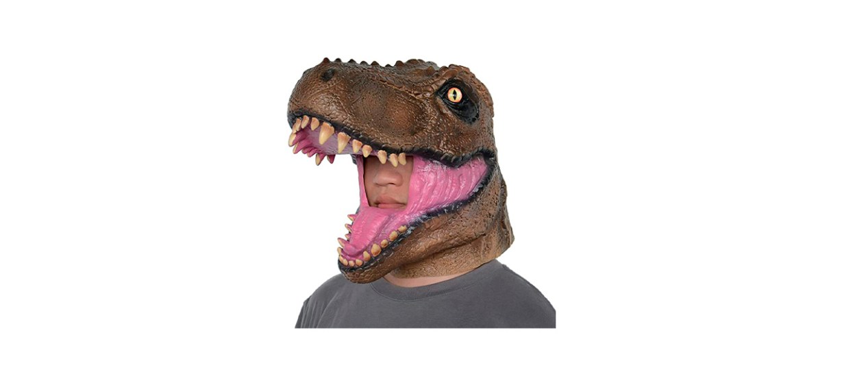 Best LarpGears Latex T. Rex Dinosaur Mask