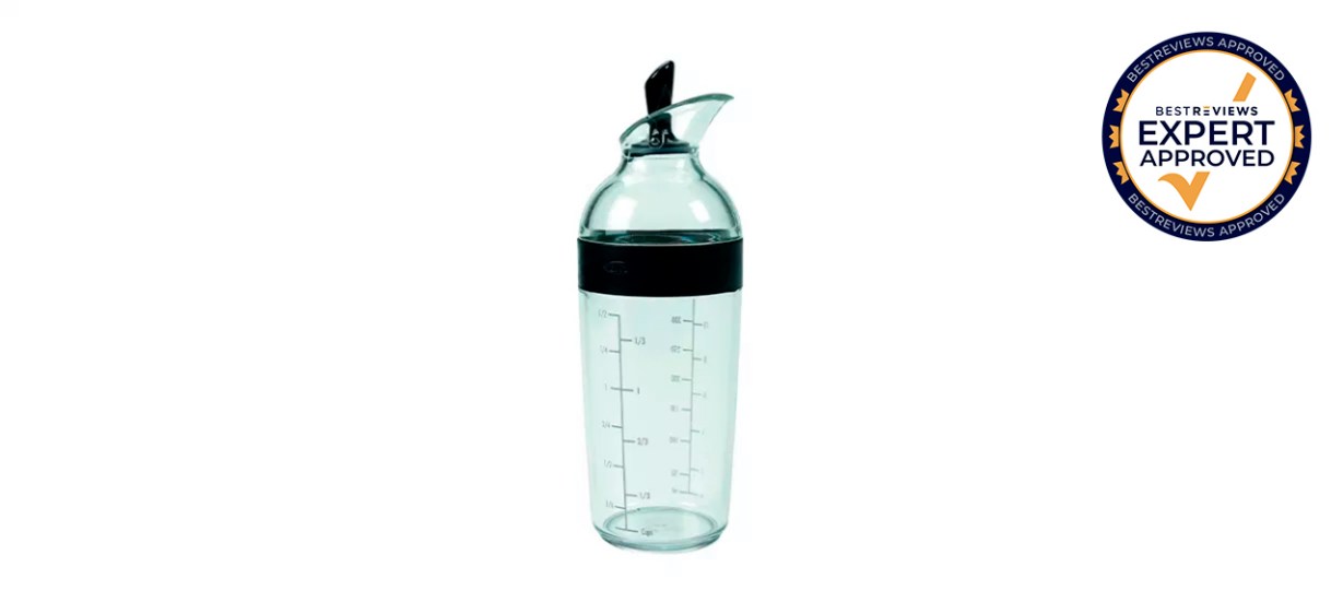 Leifheit Salad Dressing Shaker Bottle, Black