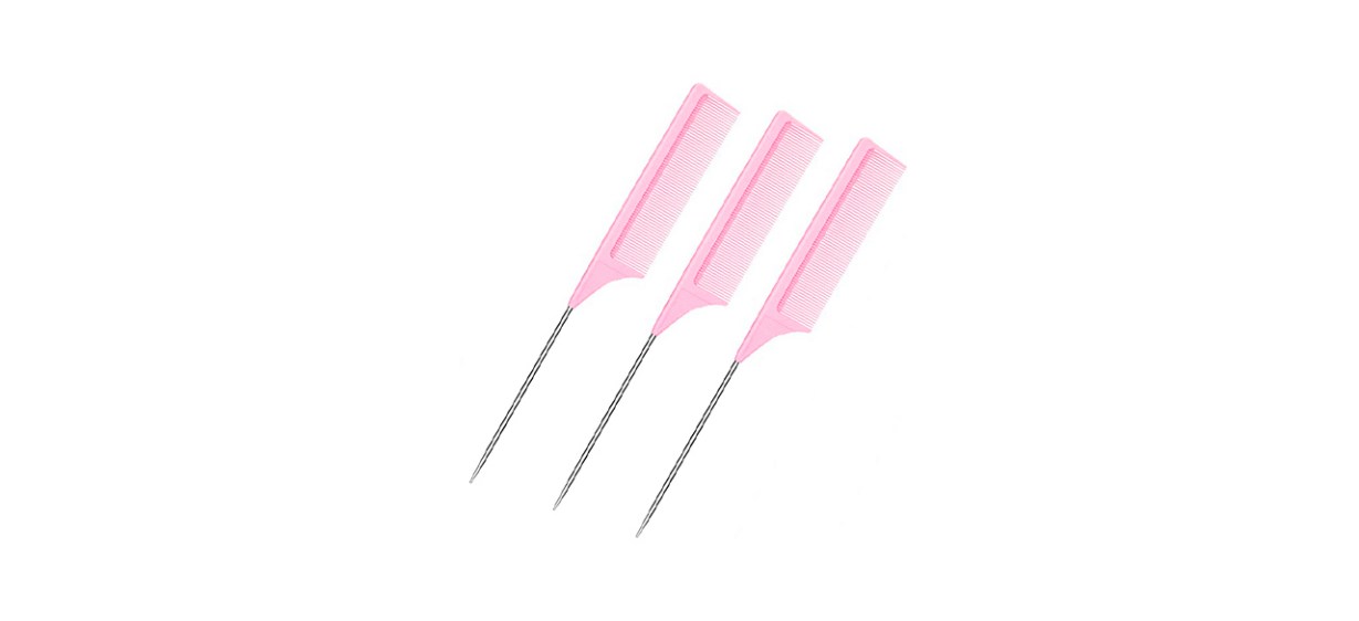 Best Leinuosen Rat Tail Comb 3-Pack